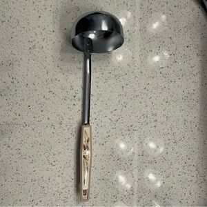 Vintage Ekco-Like Stainless Steel Ladle - “Harvest Wheat” Handle Design